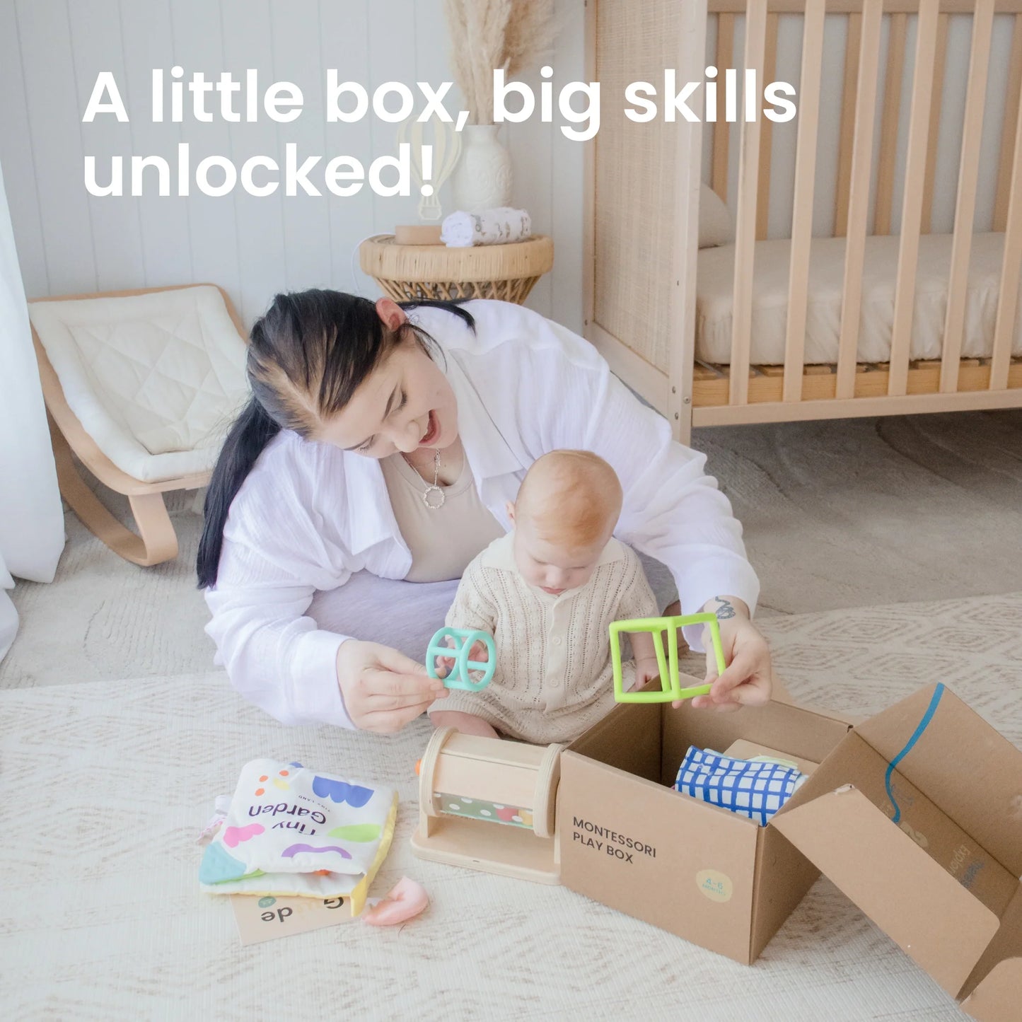 Tiny Land® Montessori Toys for Newborns (4–6 Months)
