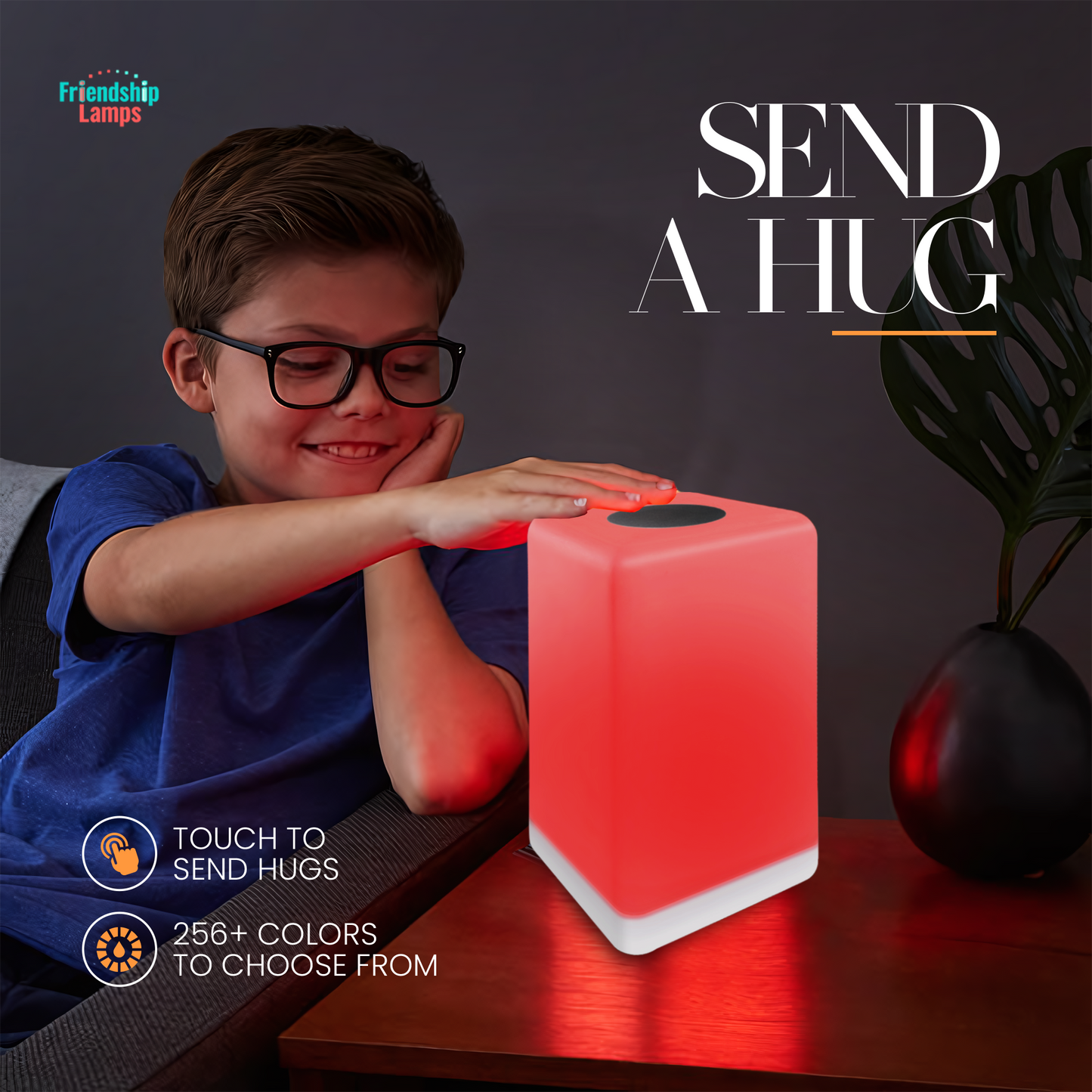 FriendLi Subscription Friendship Lamp – Wi-Fi Touch Lamp with Remote Touch Subscription
