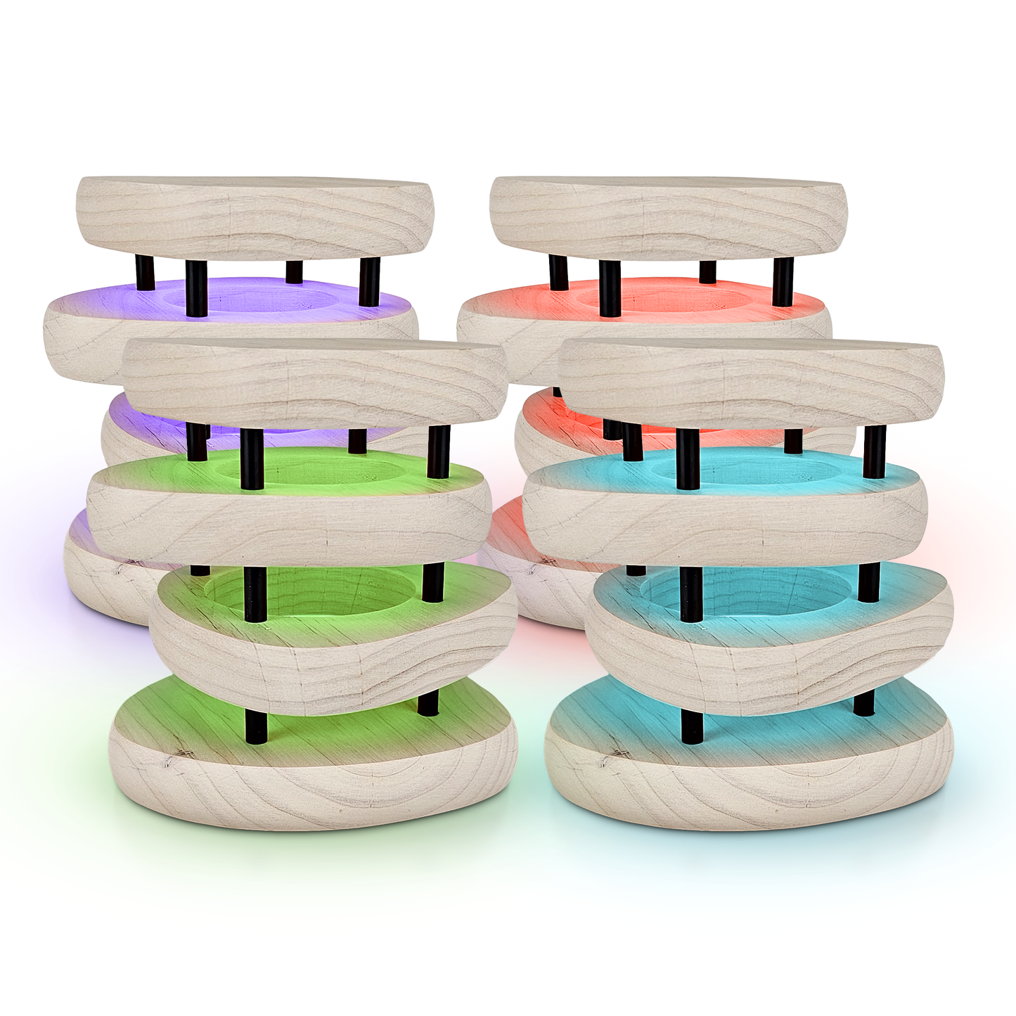 Mid-Century Design Friendship Lamp – Retro Wi-Fi Touch Lamp | Stay Connected Through Time & Distance