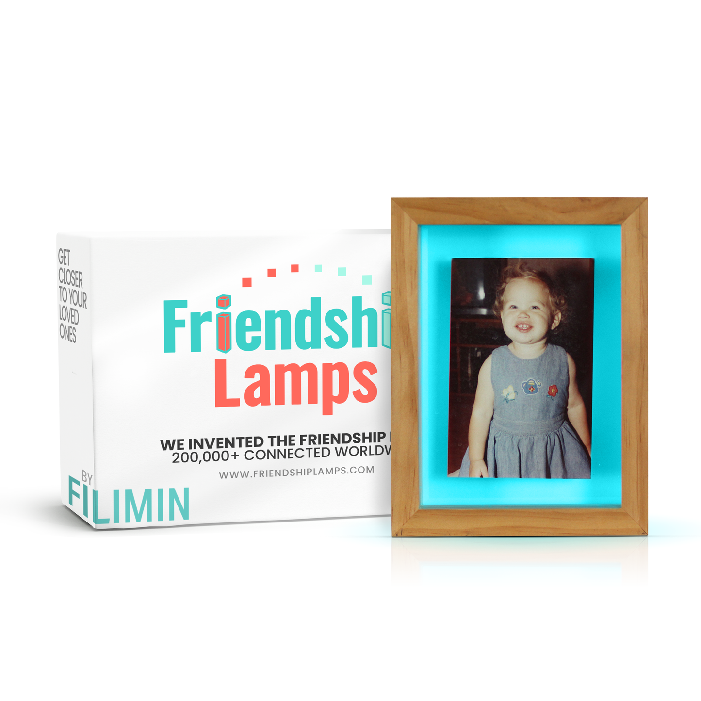 Friendship Frame – Wi-Fi Picture Frame Lamp | Share Light & Memories Long Distance