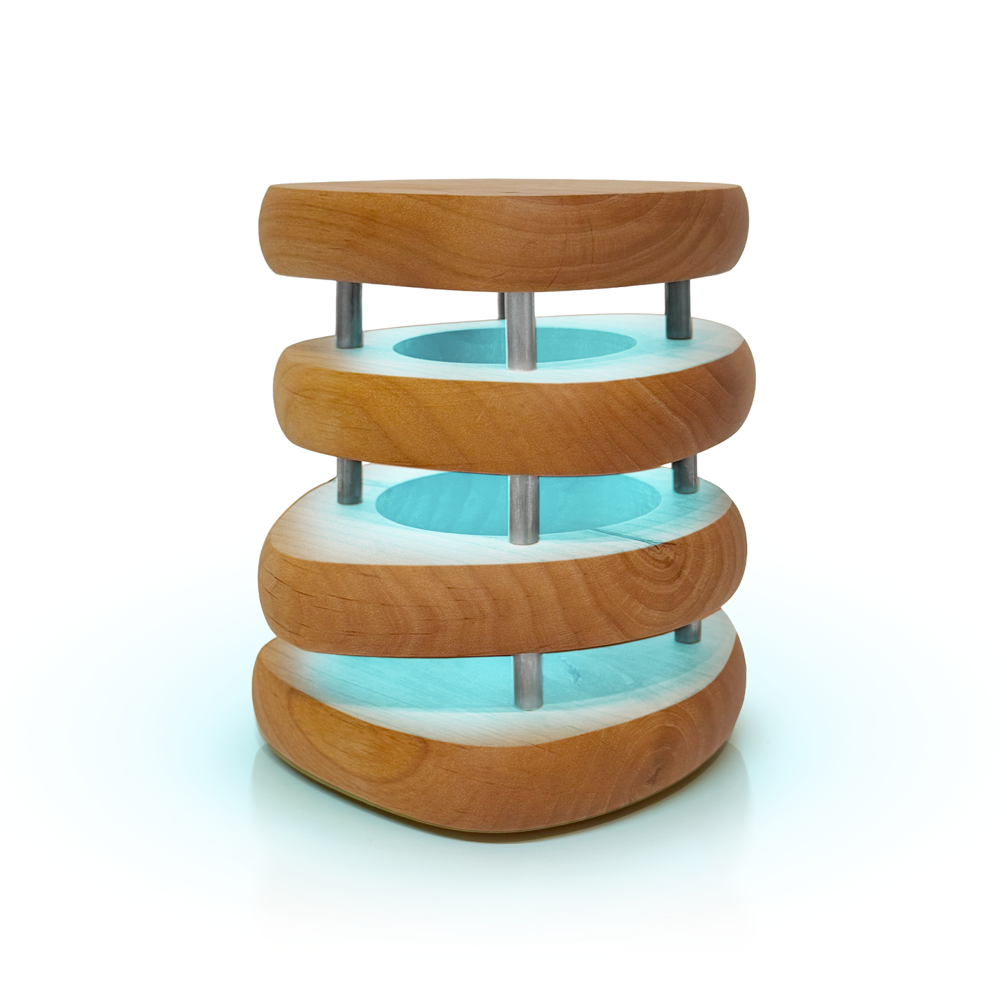 Mid-Century Design Friendship Lamp – Retro Wi-Fi Touch Lamp | Stay Connected Through Time & Distance
