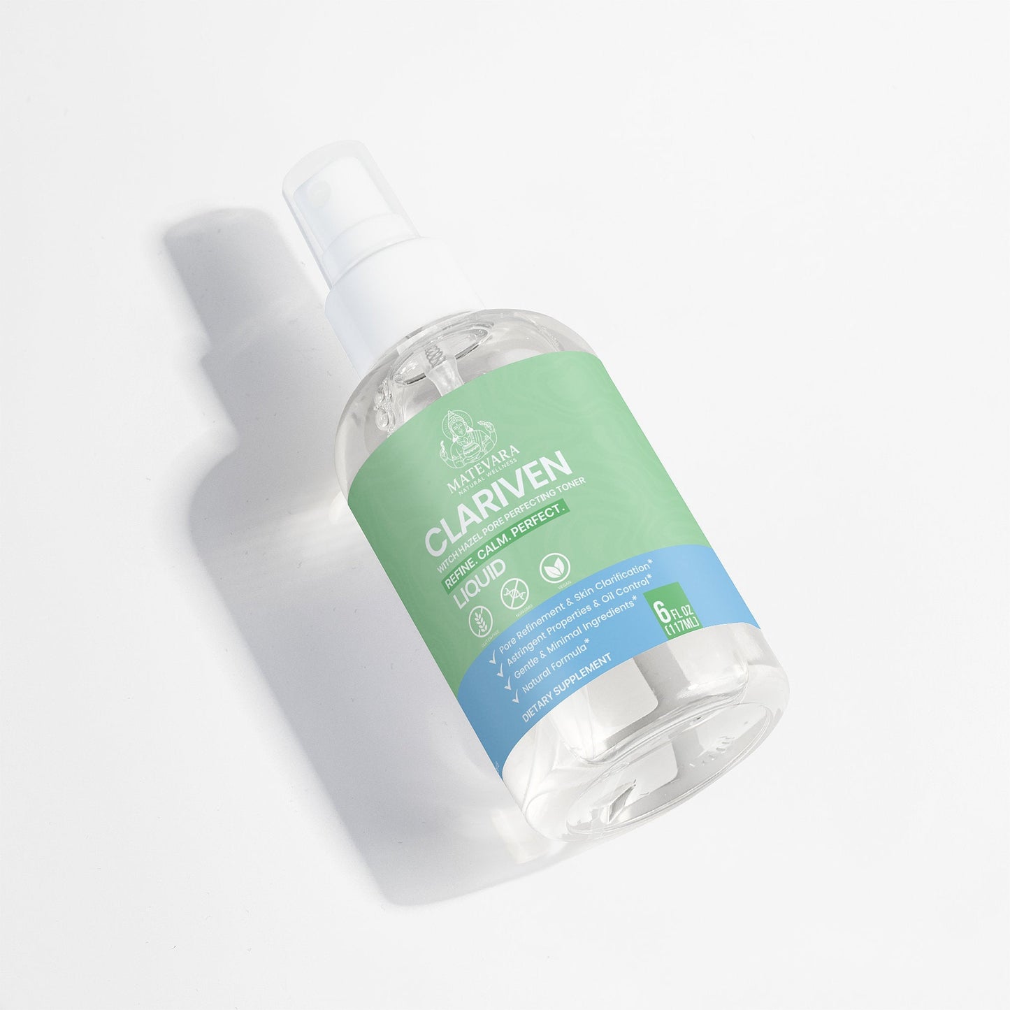 Clariven Witch Hazel Toner | Hydrating Formula| 6 fl oz