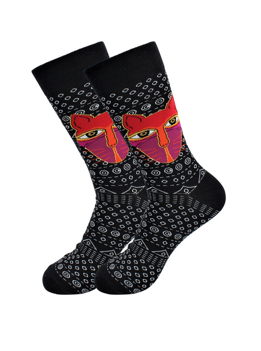 Hip Cat Socks - Comfy Cotton for Men & Women